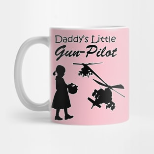 Gun Pilot - Girl Daddy's Little Gun Pilot Mug